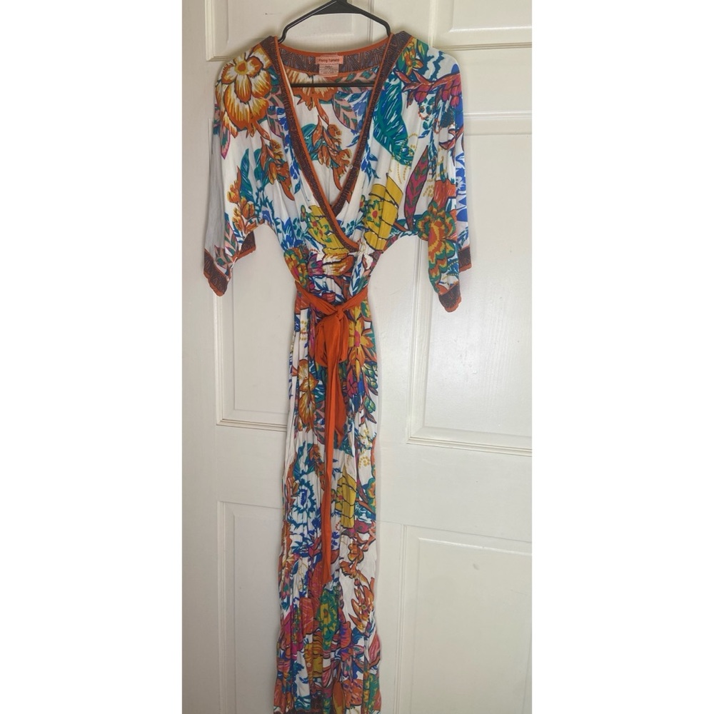 Flying Tomato Floral Wrap Dress